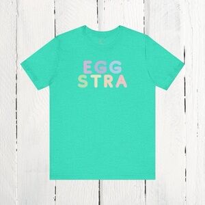 Unisex, adult, M, L, XL, Eggstra, Teal, Bella canvas brand